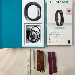 Fitbit Alta HR  large with extra bands